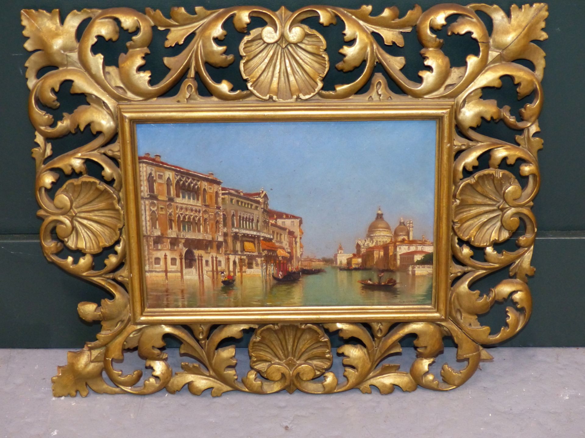 ATTRIB. ANTONIETTA BRANDEIS (1848-1926). THE GRAND CANAL, VENICE, OIL ON PANEL, BEARS SIGNITURE - Image 3 of 24