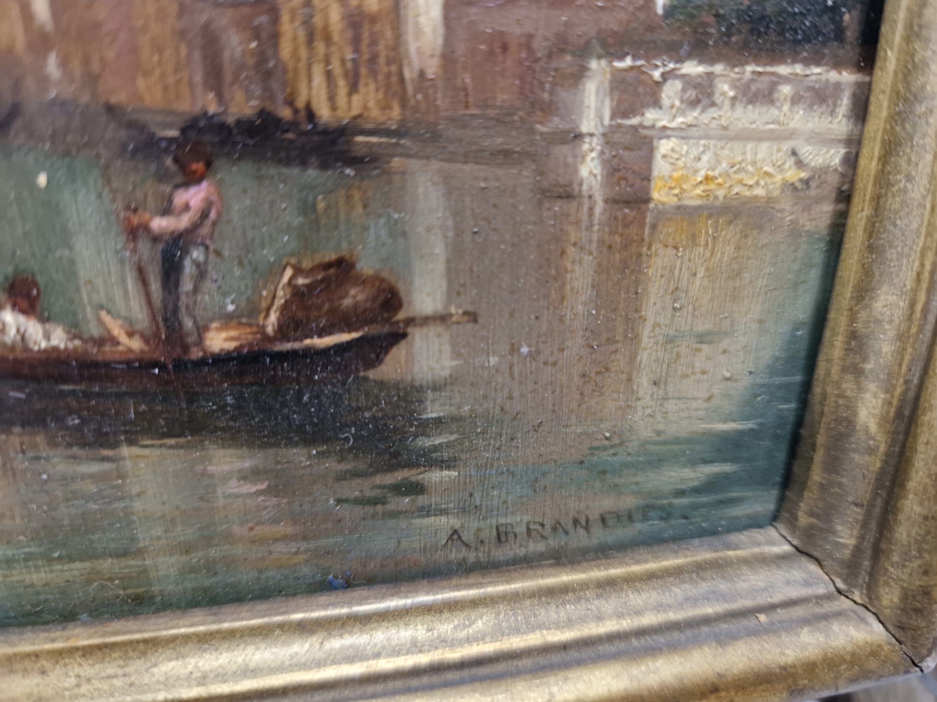 ATTRIB. ANTONIETTA BRANDEIS (1848-1926). THE GRAND CANAL, VENICE, OIL ON PANEL, BEARS SIGNITURE - Image 10 of 24