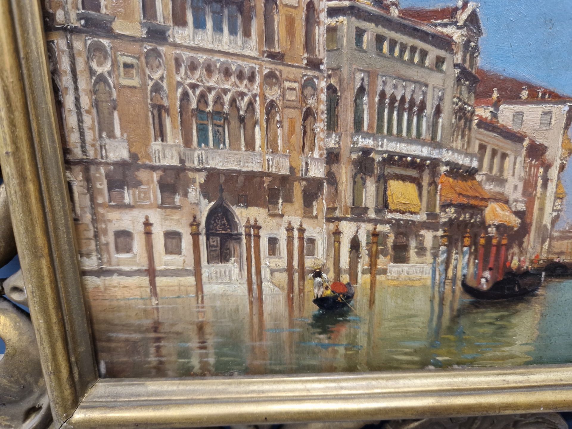 ATTRIB. ANTONIETTA BRANDEIS (1848-1926). THE GRAND CANAL, VENICE, OIL ON PANEL, BEARS SIGNITURE - Image 14 of 24