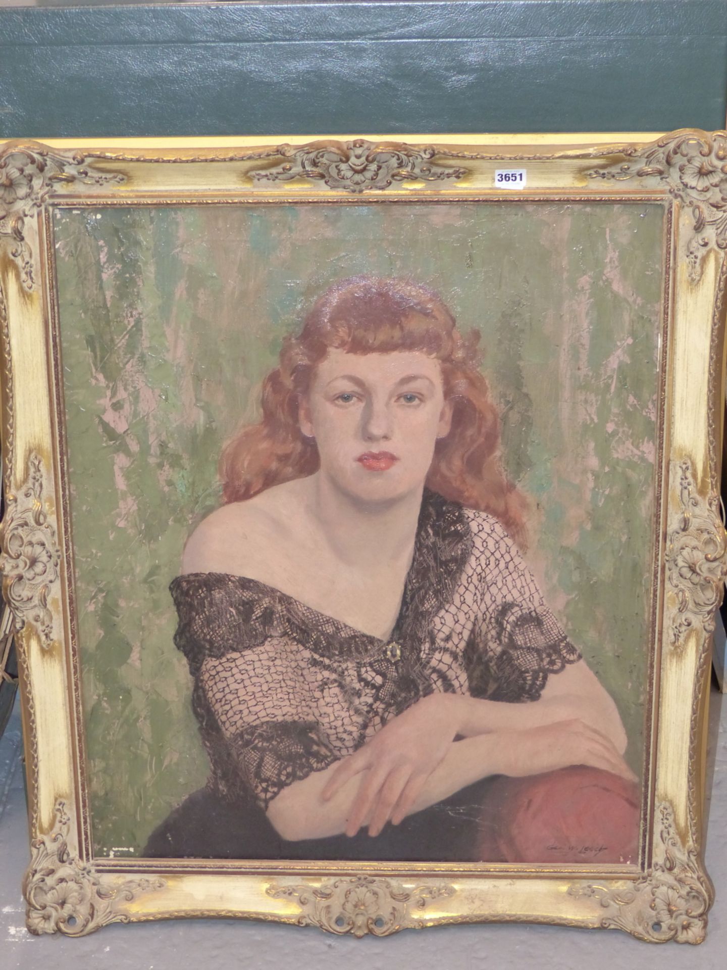 GEORGE WILLIAM LEECH ( 1894-1966) (ARR)) PORTRAIT OF A LADY "JEAN" OIL ON CANVAS, SIGNED LOWER RIGHT - Image 2 of 11