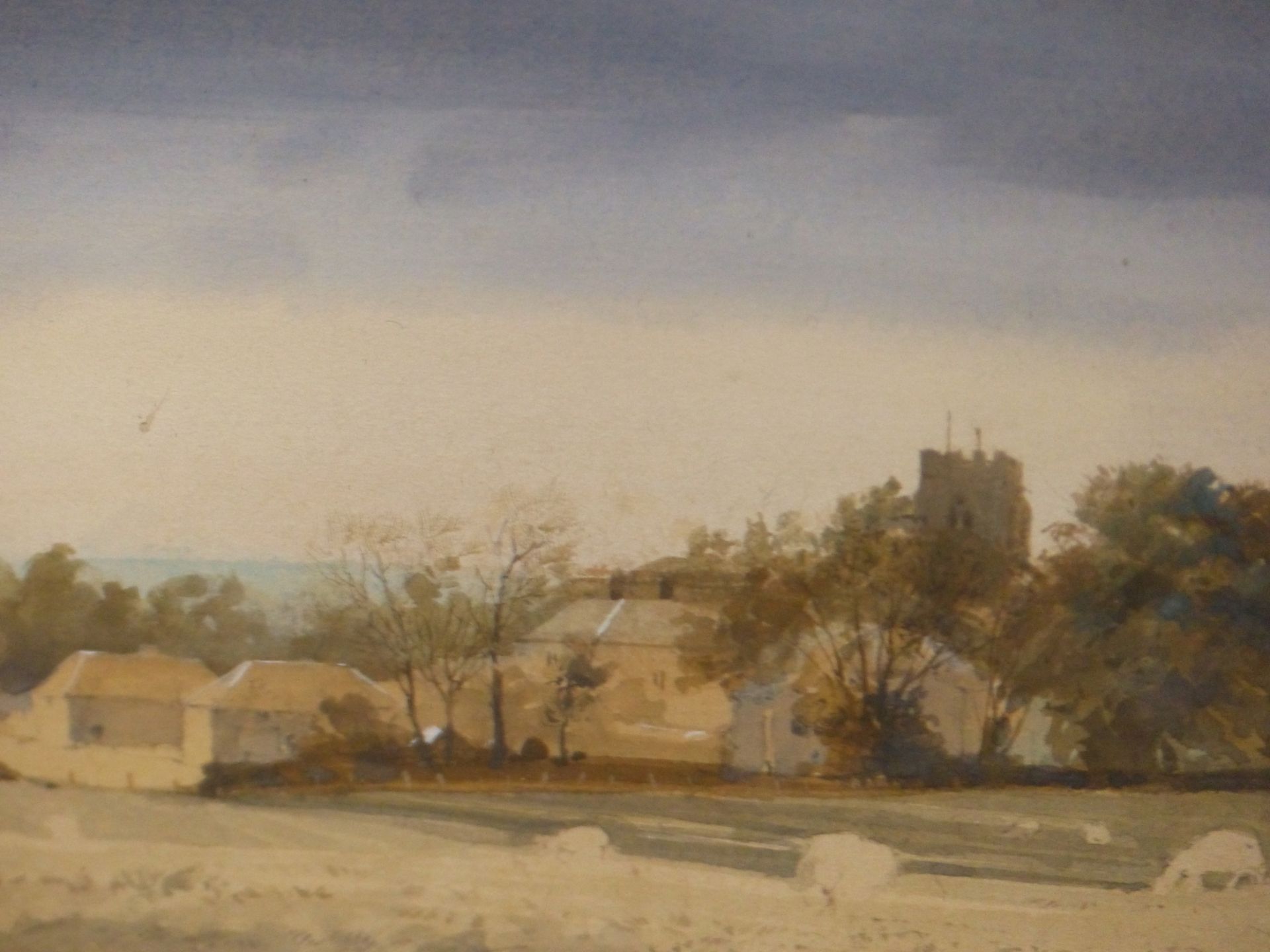 PETER NEWCOMBE (B.1943-) ARR. EVENING LIGHT CHARWELTON. WATERCOLOUR, SIGNED LOWER RIGHT TITLED - Image 3 of 5