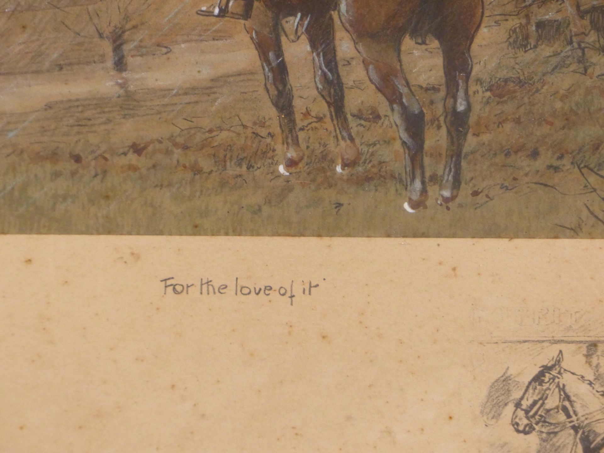 SNAFFLES- CHARLES JOHNSON PAYNE. "FOXCATCHERS" WITH REMARQUE "FOR THE RIDE OUT AND THE RIDE HOME". - Image 3 of 9