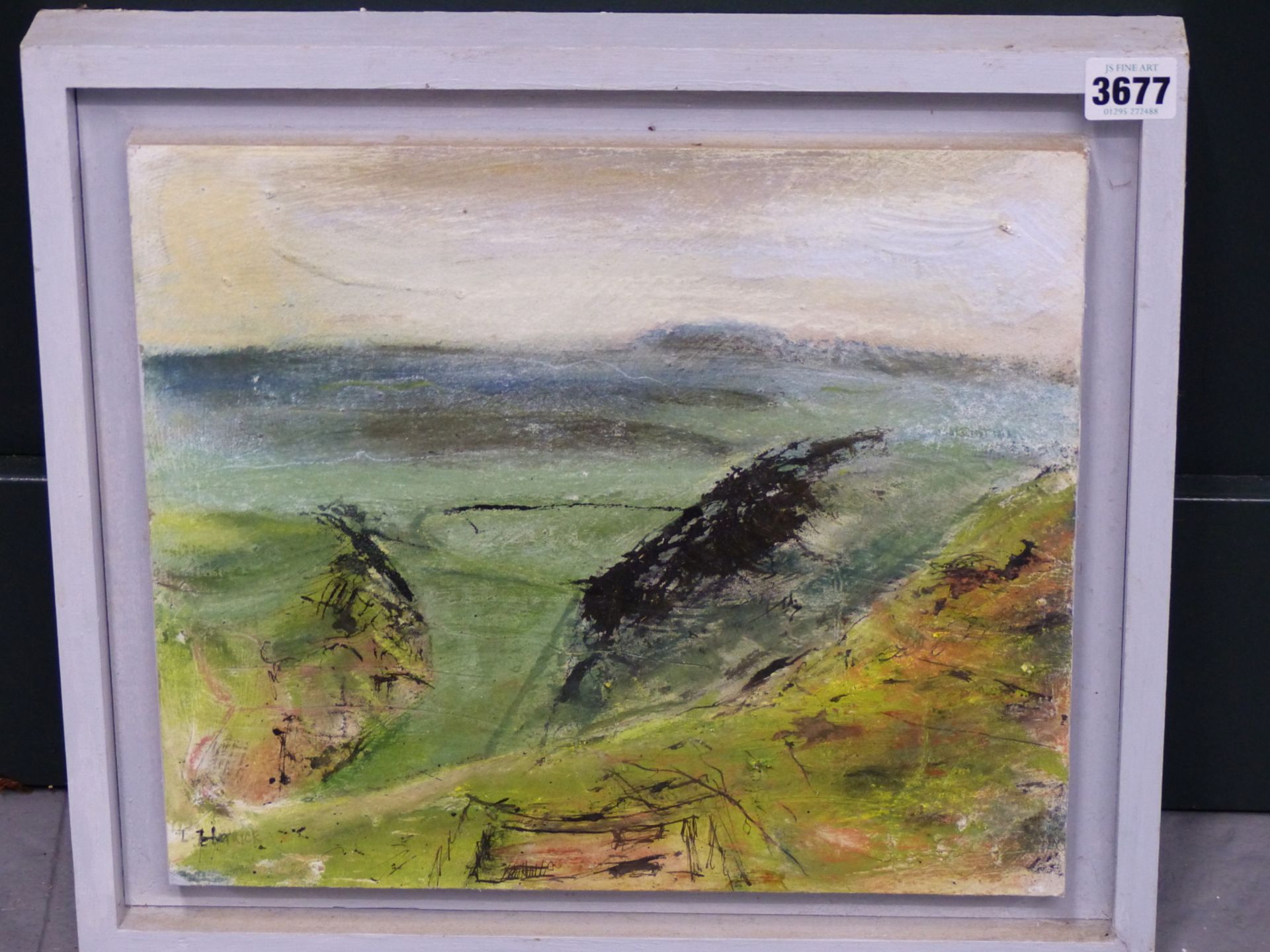 LIDA HATRICK (B1950) (ARR)- THE MERSE- LANDSCAPE. OIL ON BOARDS, SIGNED L/L TITLED VERSO. 33 X 29 - Image 6 of 8