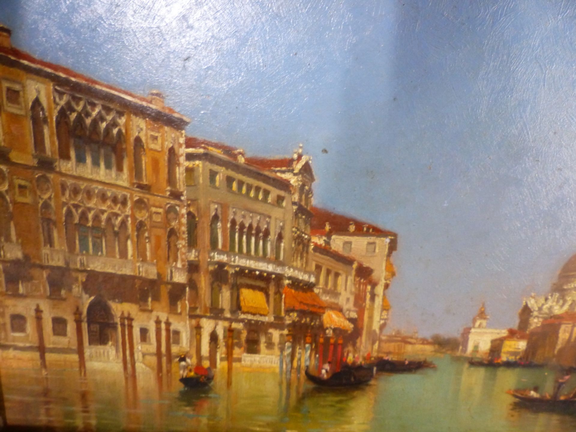 ATTRIB. ANTONIETTA BRANDEIS (1848-1926). THE GRAND CANAL, VENICE, OIL ON PANEL, BEARS SIGNITURE - Image 6 of 24