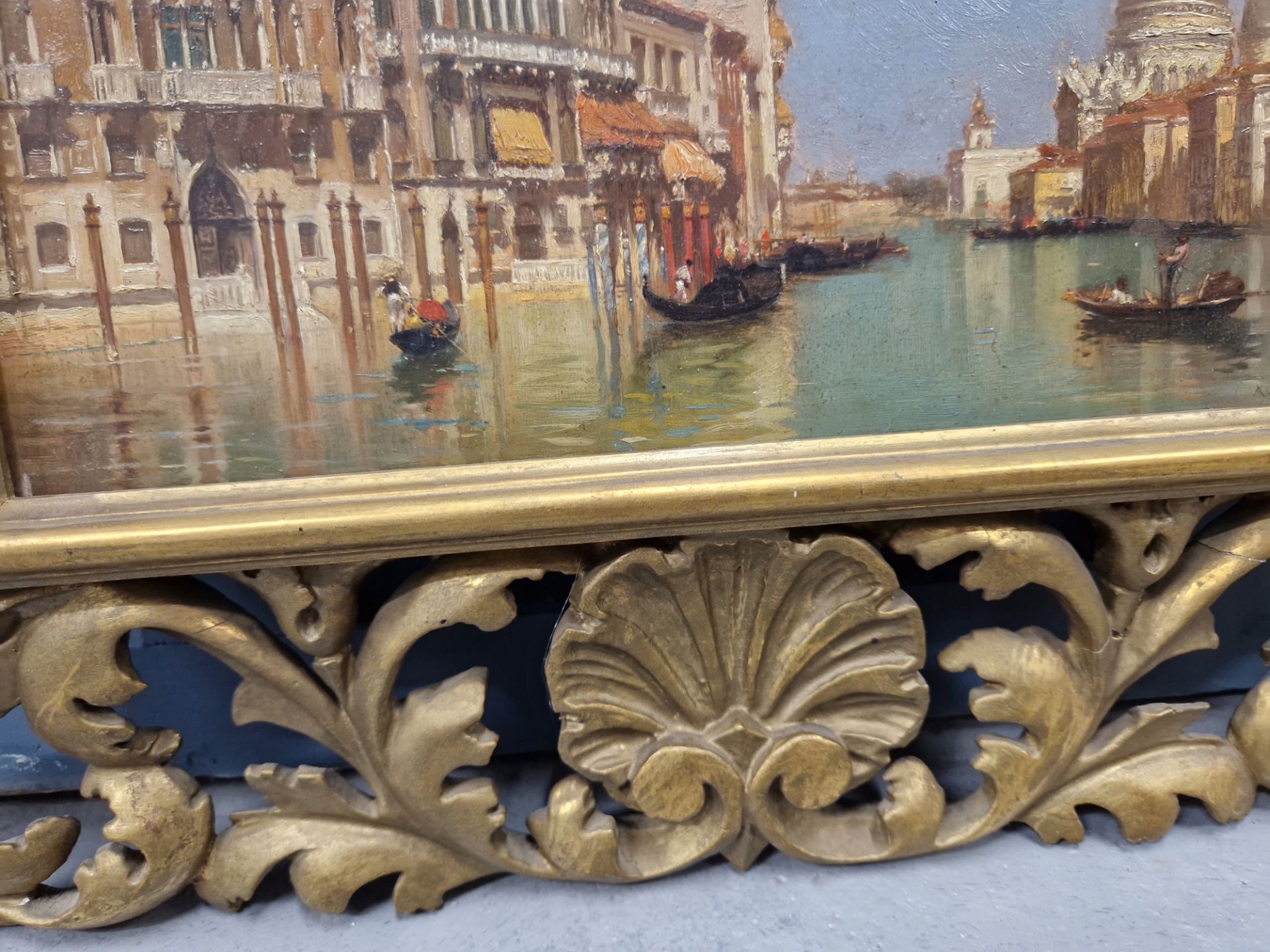 ATTRIB. ANTONIETTA BRANDEIS (1848-1926). THE GRAND CANAL, VENICE, OIL ON PANEL, BEARS SIGNITURE - Image 16 of 24