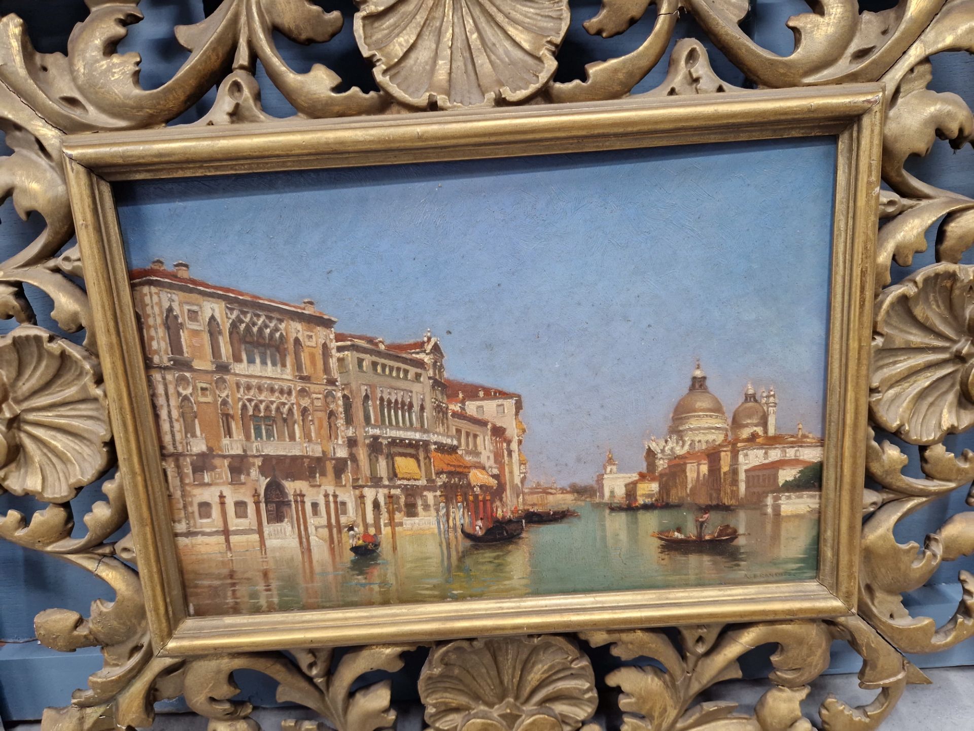 ATTRIB. ANTONIETTA BRANDEIS (1848-1926). THE GRAND CANAL, VENICE, OIL ON PANEL, BEARS SIGNITURE - Image 9 of 24