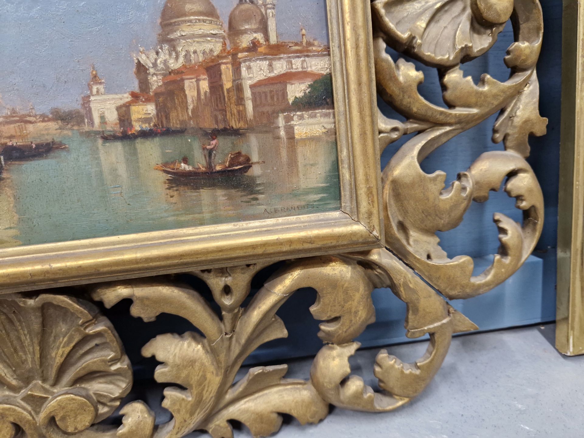 ATTRIB. ANTONIETTA BRANDEIS (1848-1926). THE GRAND CANAL, VENICE, OIL ON PANEL, BEARS SIGNITURE - Image 17 of 24