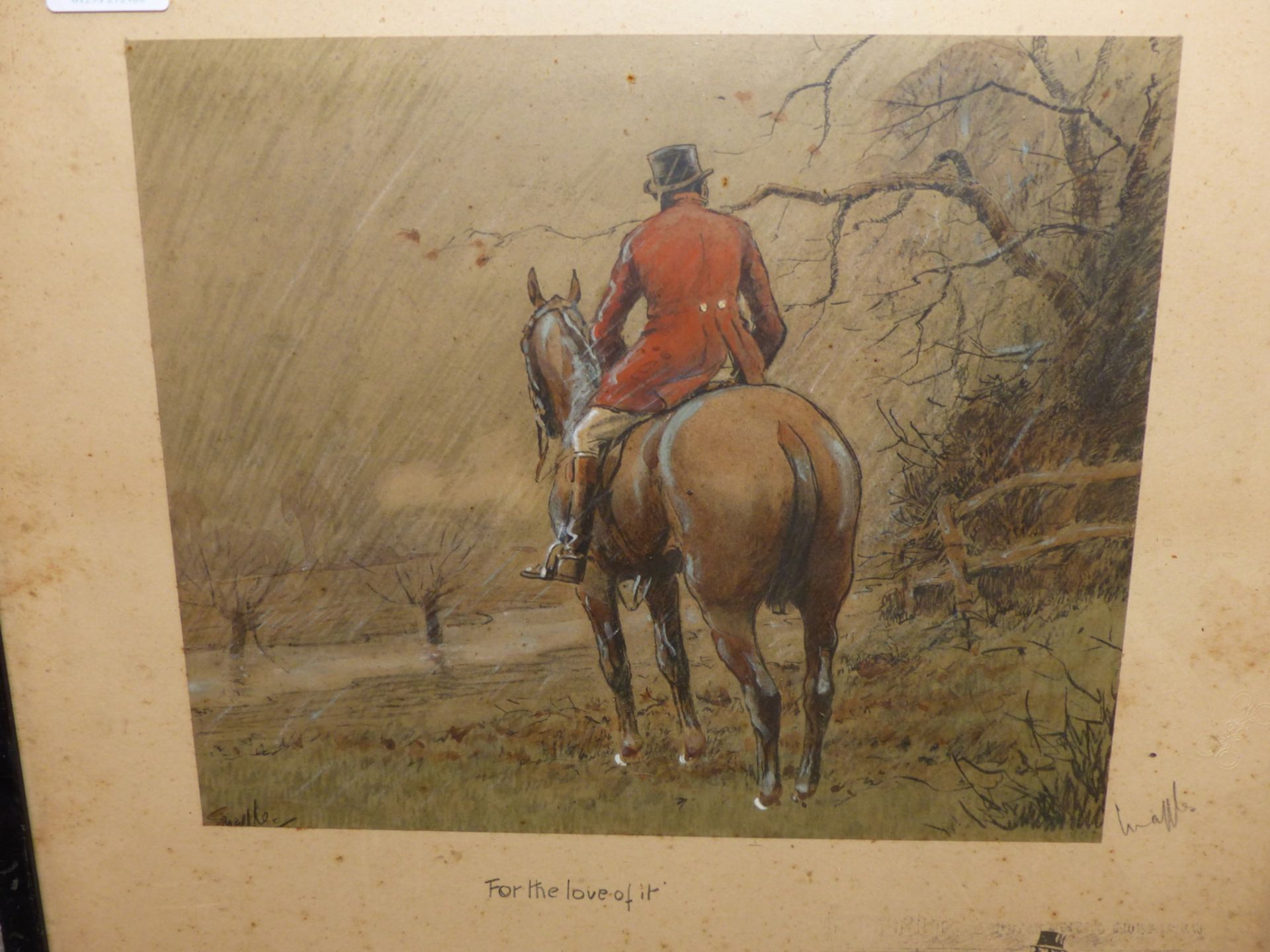 SNAFFLES- CHARLES JOHNSON PAYNE. "FOXCATCHERS" WITH REMARQUE "FOR THE RIDE OUT AND THE RIDE HOME". - Bild 7 aus 9