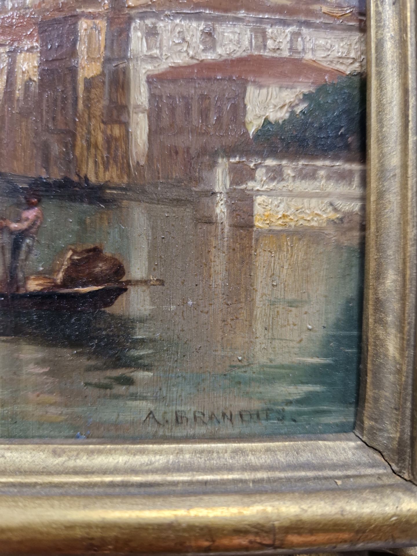 ATTRIB. ANTONIETTA BRANDEIS (1848-1926). THE GRAND CANAL, VENICE, OIL ON PANEL, BEARS SIGNITURE - Image 24 of 24