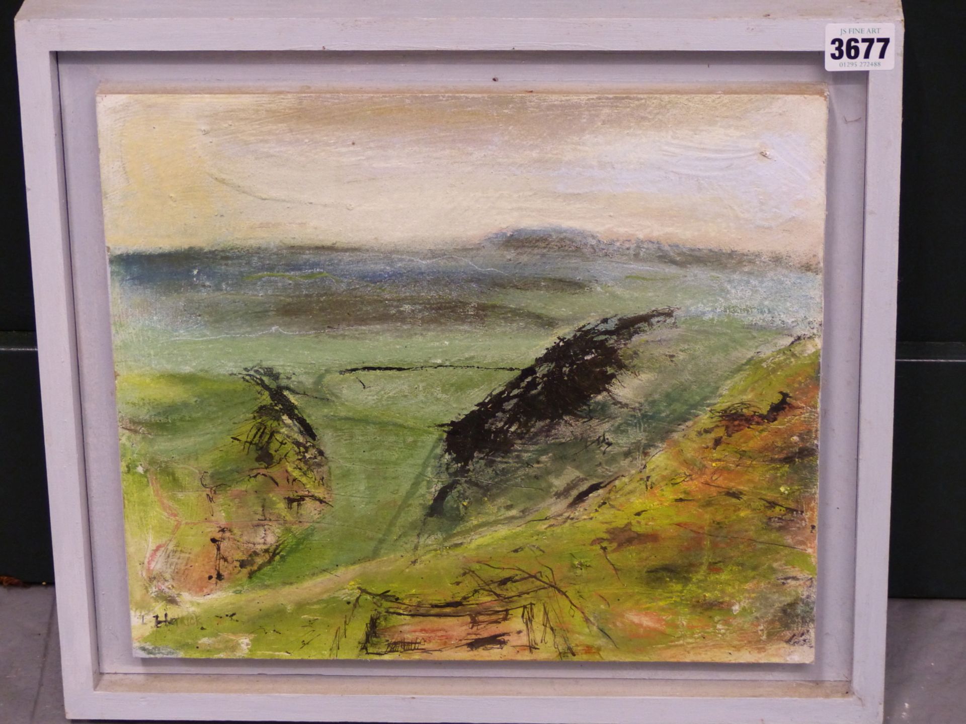 LIDA HATRICK (B1950) (ARR)- THE MERSE- LANDSCAPE. OIL ON BOARDS, SIGNED L/L TITLED VERSO. 33 X 29 - Image 3 of 8