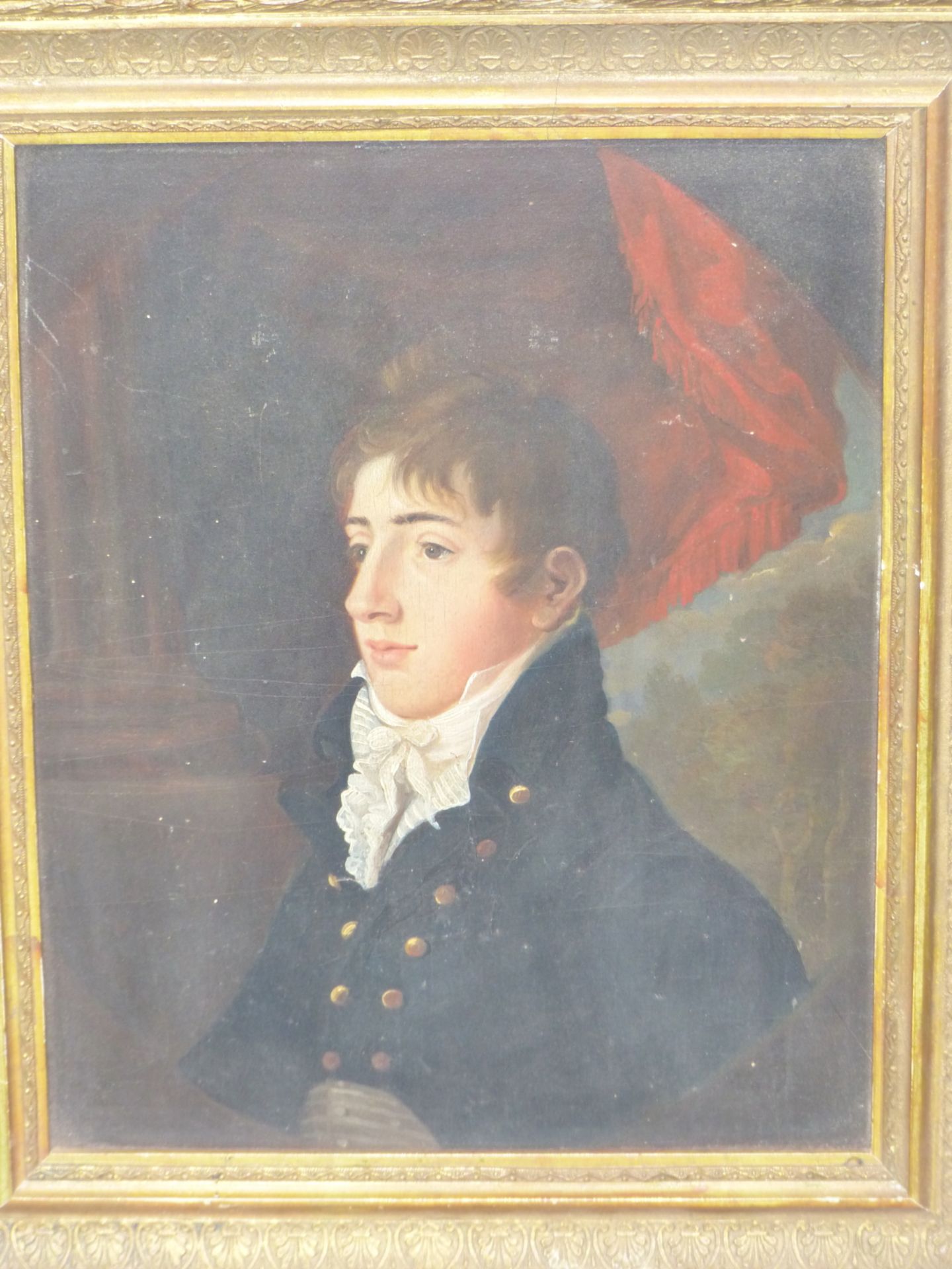 EARLY 19TH CENTURY ENGLISH SCHOOL, PORTRAIT OF A YOUNG GENTLEMAN, OIL ON PANEL. 21 X 28 cm. - Image 5 of 11