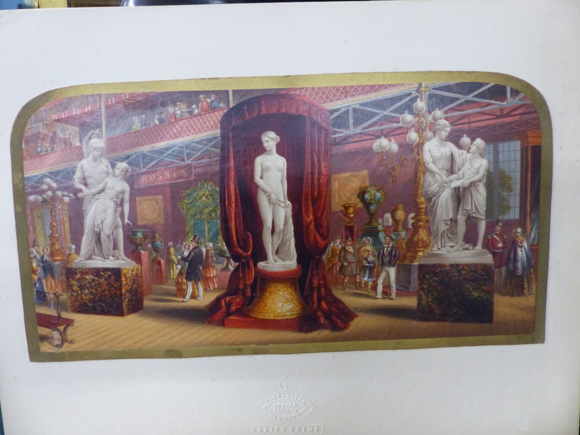 AFTER GEORGE BAXTER (1804-1867). FIVE SCENES FROM THE GREAT EXHIBITION TOGETHER WITH FOR FURTHER - Image 4 of 10