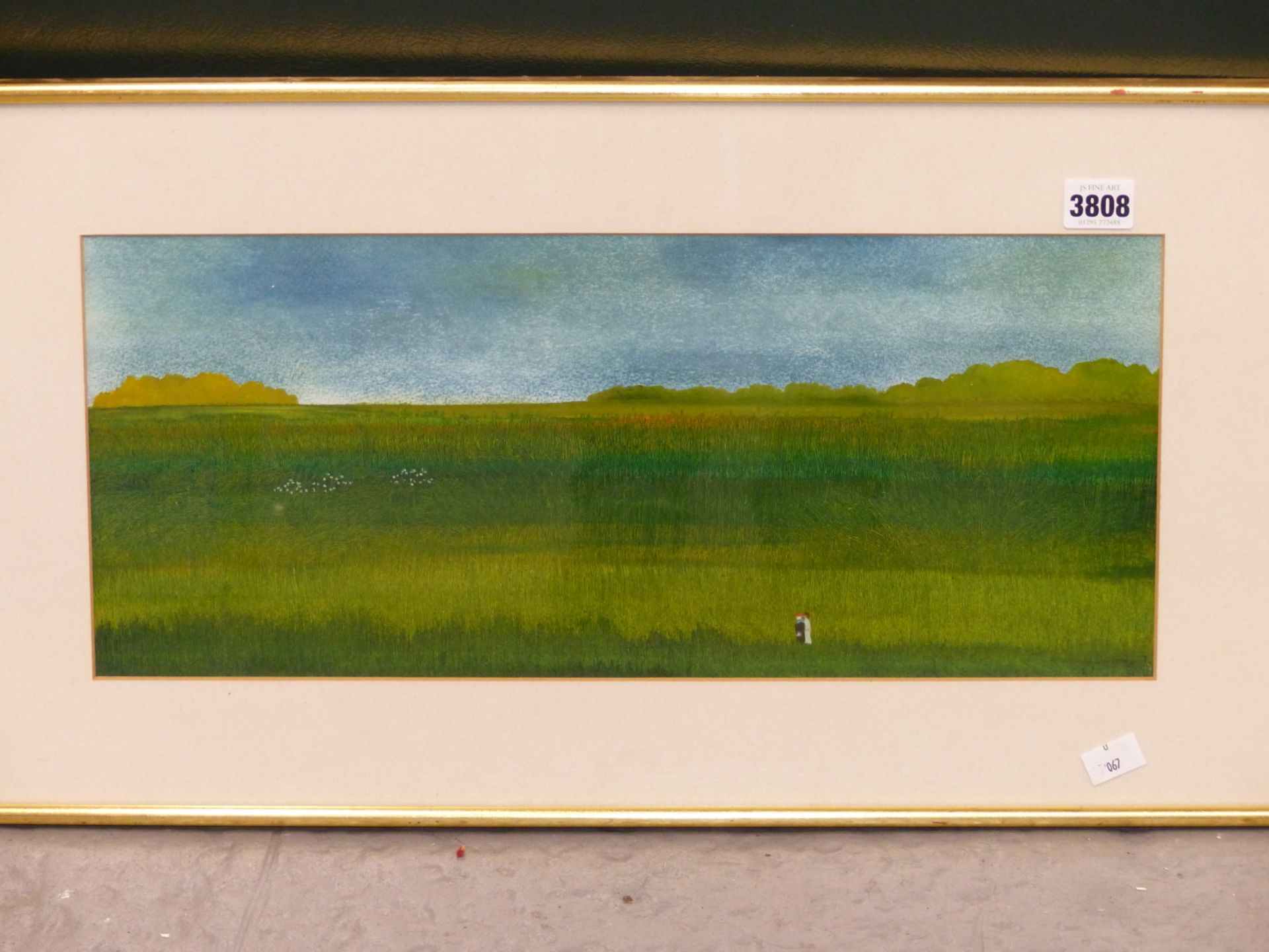 CHARLES DURANTY (1918-2006) ARR. SOON THE SUMMER WOULD BE OVER. WATERCOLOUR, SIGNED L/R AND TITLED - Image 3 of 5