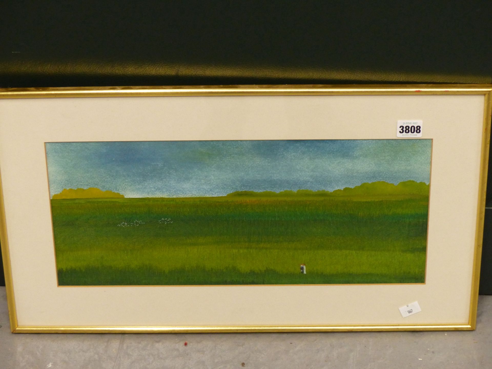 CHARLES DURANTY (1918-2006) ARR. SOON THE SUMMER WOULD BE OVER. WATERCOLOUR, SIGNED L/R AND TITLED - Image 2 of 5
