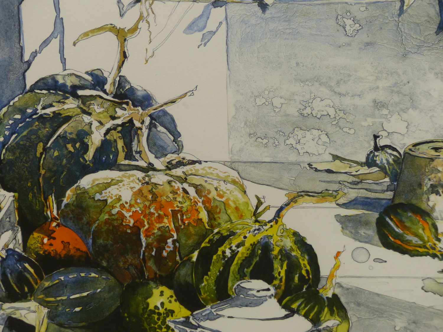 MICHAEL SCHREIBER (b. 1949). ARR. STILL LIFE WITH VEGETABLES, PENCIL SIGNED LIMITED EDITION COLOUR - Image 6 of 8