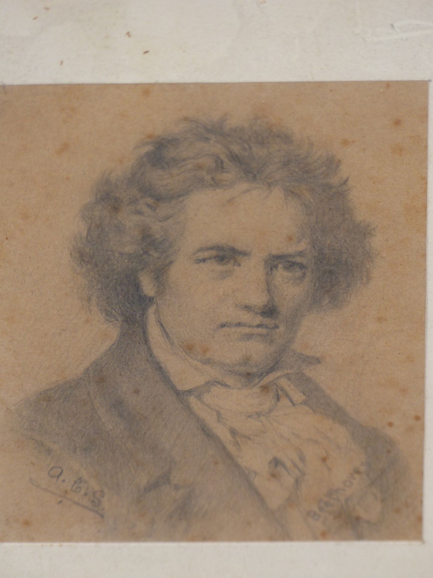 A. DALY (MID 20TH CENTURY) PORTRAIT STUDIES OF MUSICIANS, WAGNER, VERDI, CHOPIN, ROSSINI, PENCIL