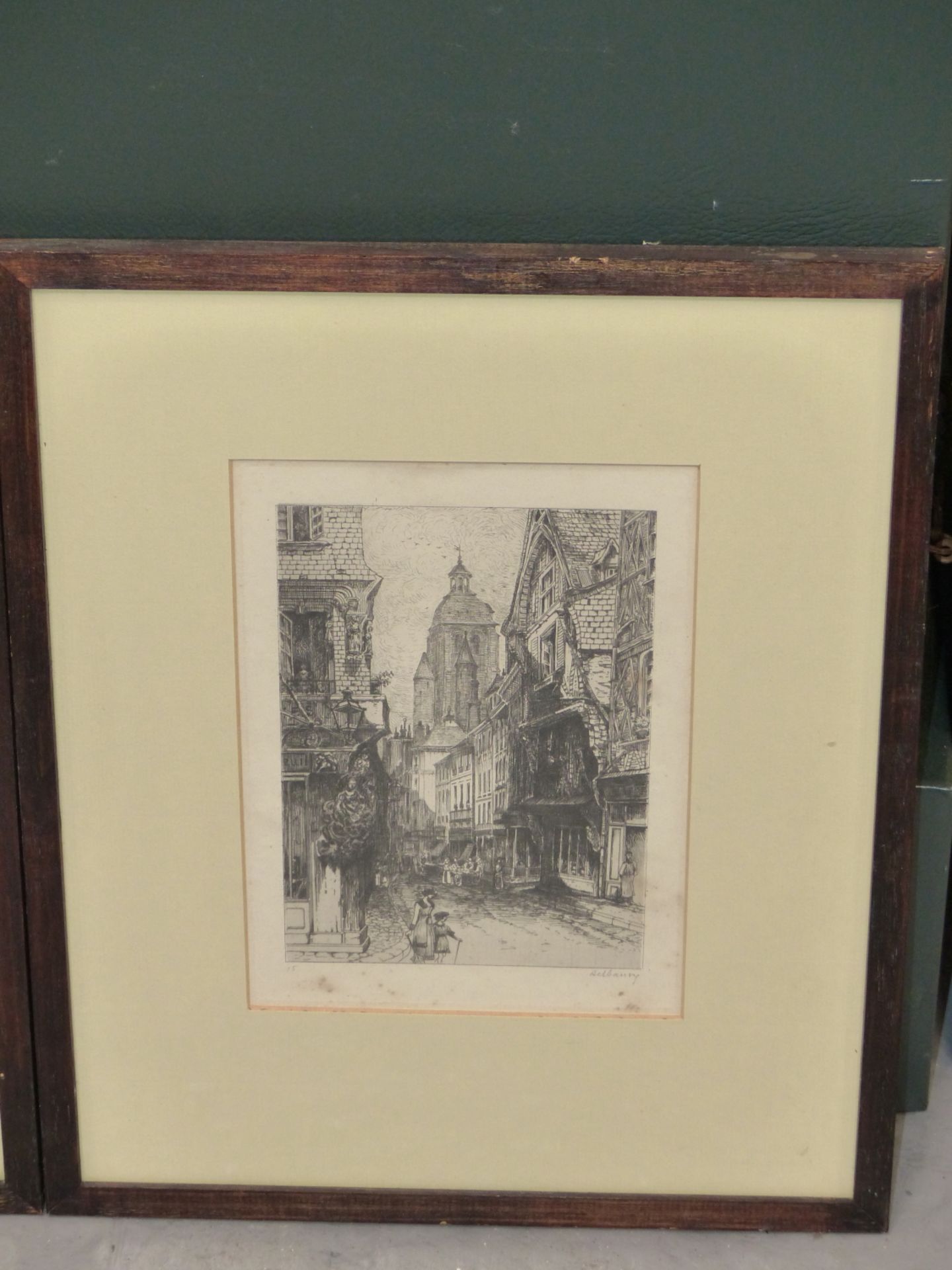 ** LAIDLAW? (EARLY 20TH CENTURY) TOWER BRIDGE LONDON & PICCADILLY CIRCUS. ETCHINGS. PENCIL SIGNED - Image 7 of 8