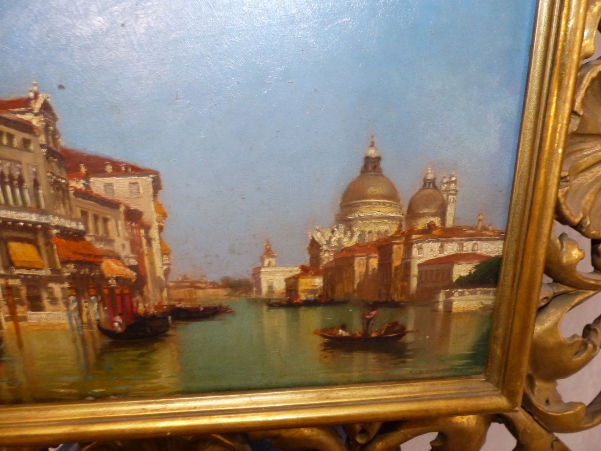 ATTRIB. ANTONIETTA BRANDEIS (1848-1926). THE GRAND CANAL, VENICE, OIL ON PANEL, BEARS SIGNITURE - Image 5 of 24