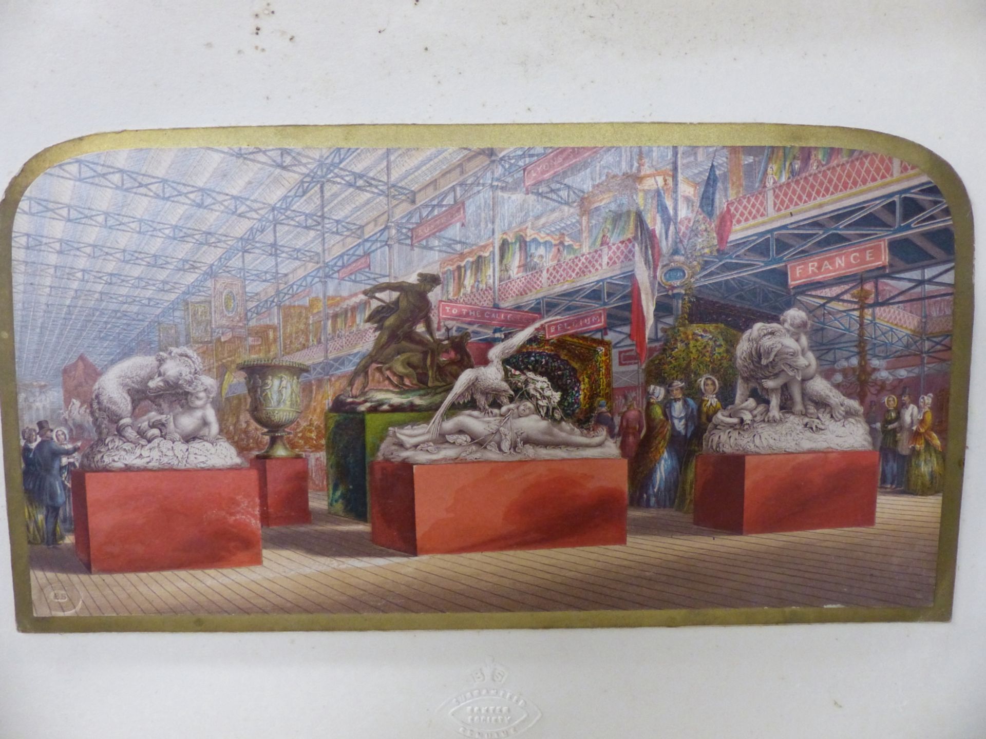 AFTER GEORGE BAXTER (1804-1867). FIVE SCENES FROM THE GREAT EXHIBITION TOGETHER WITH FOR FURTHER - Image 2 of 10