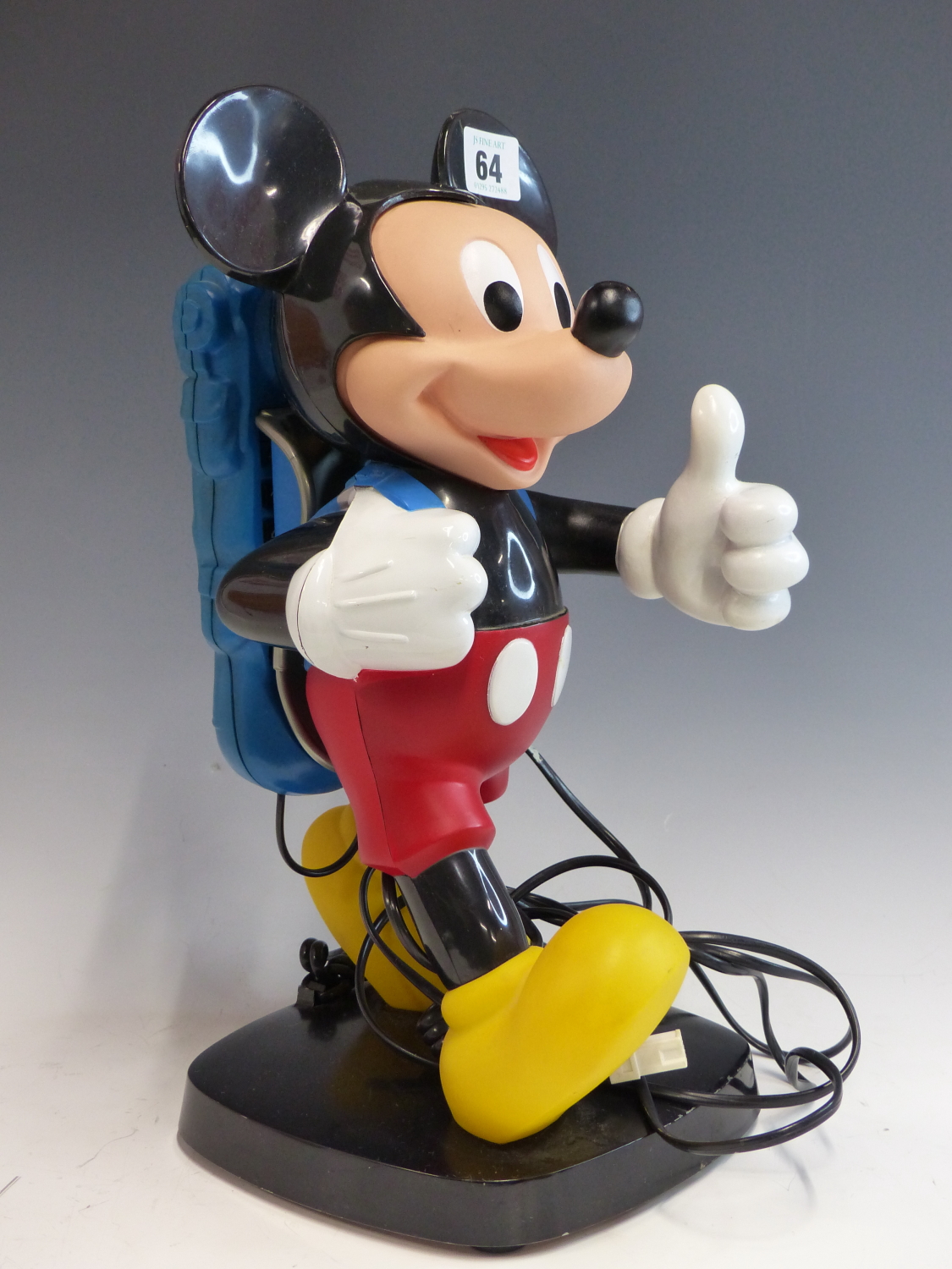 A VINTAGE TYCO WALT DISNEY MICKEY MOUSE TELEPHONE.