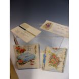 A COLLECTION OF VINTAGE LETTER EPHEMERA, POSTCARDS AND BILL HEADS MOSTLY 1ST HALF 20TH CENTURY.