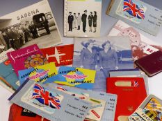 A GOOD COLLECTION OF BEA (BRITISH AND EUROPEAN AIRWAYS) MEMORABILIA AND EPHEMERA TO INCLUDE TICKETS,
