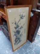 A PAIR OF ORIENTAL INK WASHED DRAWINGS