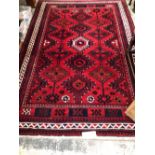 A TURKISH SMALL CARPET 252 x 178 cm