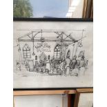 A GROUP OF WATERCOLOURS AND DRAWINGS BY VARIOUS HANDS AND VARIOUS SIZES (9)