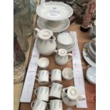 A WEDGWOOD ORIENT LINE PATTERN COFFEE AND DESSERT WARES