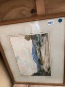 A PAIR OF WATERCOLOURS SIGNED G. HEALEY views of the River Dee and Royal Deeside Aberdeenshire