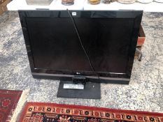 AN LG 93cms WIDE FLAT SCREEN TV WITH REMOTE