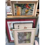 A QUANTITY OF DECORATIVE PICTURES