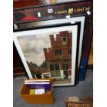 THREE VERMEER PRINTS AND RELATED EPHEMERA