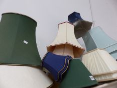 A COLLECTION OF VARIOUS LIGHT SHADES