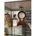 AN EDWARDIAN MAHOGANY BALLOON CLOCK A LONDON CLOCK CO CARRIAGE CLOCK AND R W SYMONDS, A BOOK OF