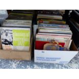 A LARGE QUANTITY OF RECORD ALBUMS