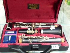 A CASED CLARINET