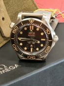 OMEGA WATCH. A JAMES BOND 007 OMEGA SEAMASTER PROFESSIONAL DIVER 300, CO- AXIAL MASTER CHRONOMETER