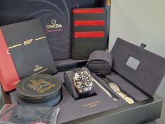 OMEGA SEAMASTER AS NEW "JAMES BOND" LIMITED EDITION CO- AXIAL DIVER 42mm MENS WATCH.LIMITED