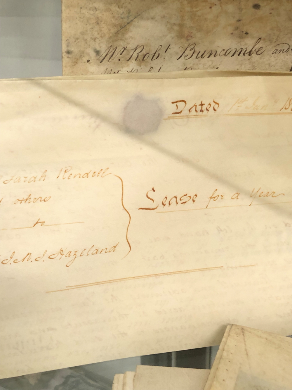 A GOOD COLLECTION OF VELLUM AND OTHER DEEDS AND INDENTURE DATING PRINCIPALLY 1800 TO 1830'S. - Image 5 of 9