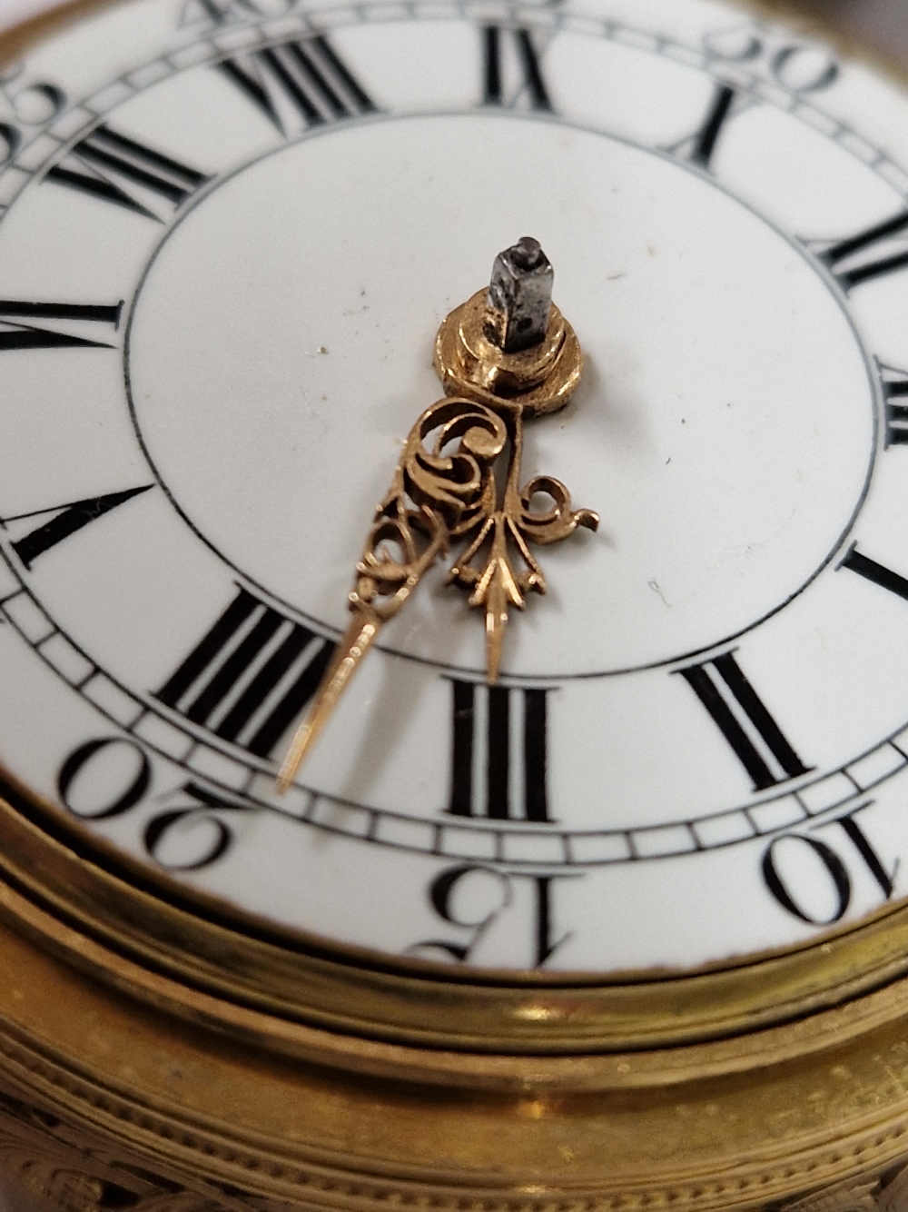 AN ANTIQUE GOLD PAIR CASED POCKET WATCH, SIGNED BONLY LONDON, (SIC) PROBABLY DEVERAUX BOWLEY, - Image 15 of 21