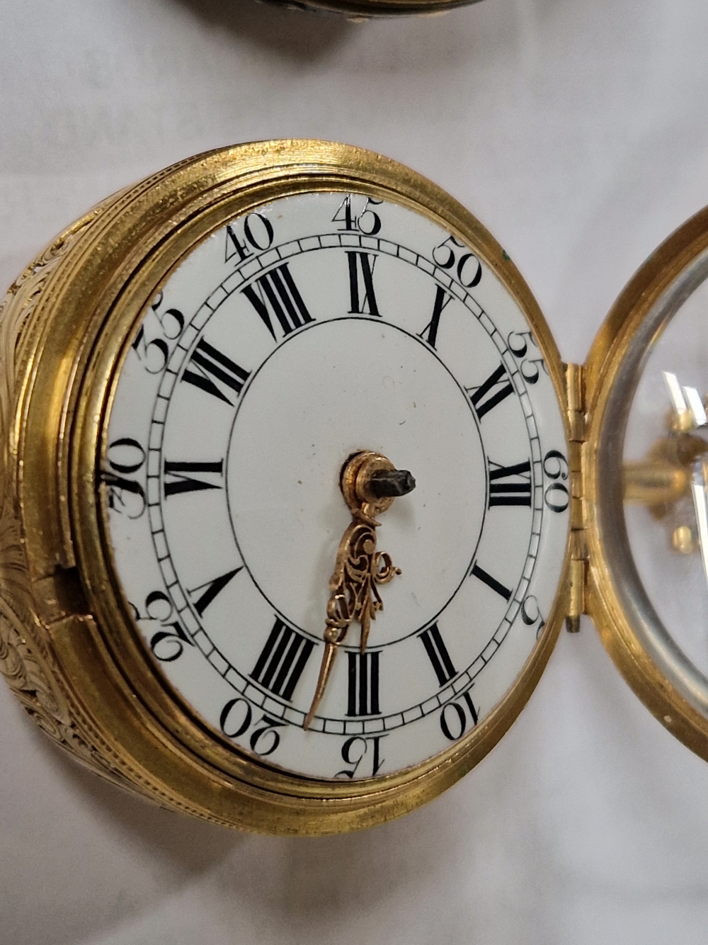 AN ANTIQUE GOLD PAIR CASED POCKET WATCH, SIGNED BONLY LONDON, (SIC) PROBABLY DEVERAUX BOWLEY, - Image 14 of 21