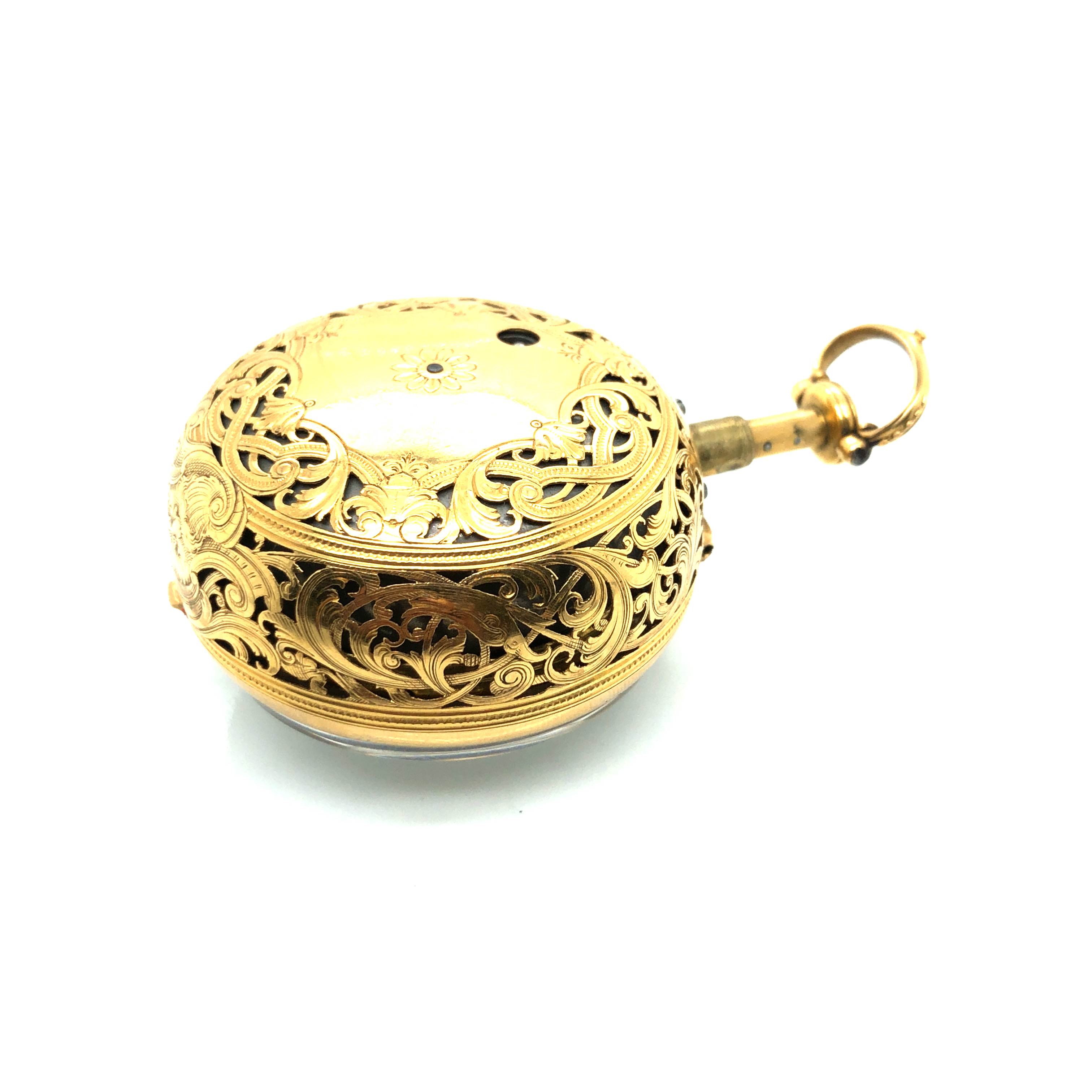 AN ANTIQUE GOLD PAIR CASED POCKET WATCH, SIGNED BONLY LONDON, (SIC) PROBABLY DEVERAUX BOWLEY, - Image 9 of 21