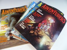 A COLLECTION OF ADVENTURERS MAGAZINES.