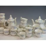 A VINTAGE RICHMOND BONE CHINA DINNER, TEA & COFFEE SERVICE.