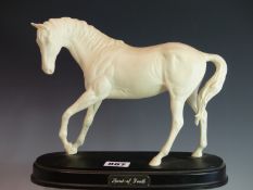 A ROYAL DOULTON SPIRIT OF YOUTH FIGURE OF A HORSE ON PLINTH BASE.