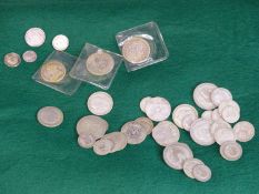 ENGLISH SILVER AND HALF SILVER COINS