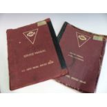 A GROUP OF AEC RELIANCE ENGINE SERVICE MANUALS.
