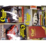 AN EXTENSIVE COLLECTION OF VINTAGE CLASSIC CAR MAGAZINES, AUTOMOBILE RELATED AUCTION CATALOGUES
